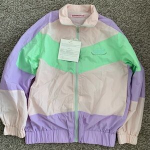 CLOVERGARDEN Pastel Colorblock Windbreaker
